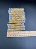 (10) gold flake tubes