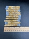 (10) gold flake tubes