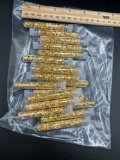 (20) gold flake tubes