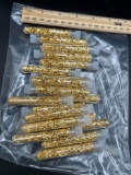 (20) gold flake tubes