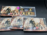 (4) 2008 presidential dollar sets