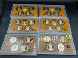 (6) Presidential Dollar Sets