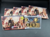 (5) 2009 presidential dollar sets