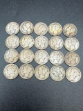 Mercury Dimes Assorted Dates bid x 20