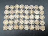 Mercury Dimes Assorted Dates bid x 40