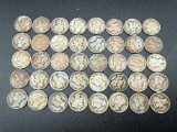 Mercury Dimes Assorted Dates bid x 40