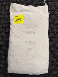 50$ U.S. Mint Lincon head cents, still sewn shut