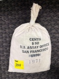 50$ U.S. Mint 1971 San Francisco Lincon head cent