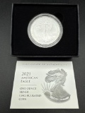 2021 American Eagle One Ounce Silver Uncirculated Coin