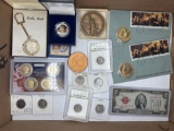 Collectors grouping, Red Seal, buffalo nickels, presidential $1 coin set, etc.