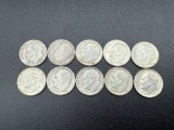 Silver Roosevelt Dimes bid x 10