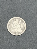 1876cc Carson City seated dime