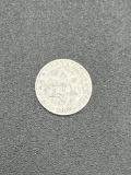 1853 3 cent silver