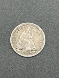 1854 Seated Quarter