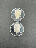 (2) 2004 Silver Proof Half Dollars d-cam
