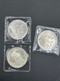 (3) Silver Dollars - 90% - 1983 1984