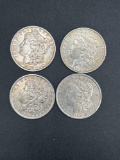 (4) pre 1921 Morgan dollars