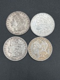(4) pre 1921 Morgan dollars