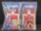 2 MOTU Masters Universe Zodac Man-E-Faces Complete Figures w Cards