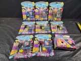 8 Playmates Star Trek TNG Action Figures MOC +