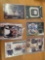 6 assorted sports cards