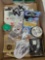 Stickers, puck, assorted collectibles