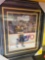 Framed hockey photo