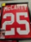 McCarty signed and framed jersey, cert