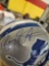 Barry Sanders signed helmet, cert