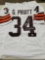 G Pruitt signed jersey, cert