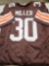 Miller signed jersey, cert