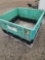 Plastic folding pallet bin