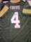 Favre signed jersey, cert