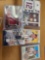 6 assorted sports cards