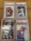 Graded cards, bid x 4