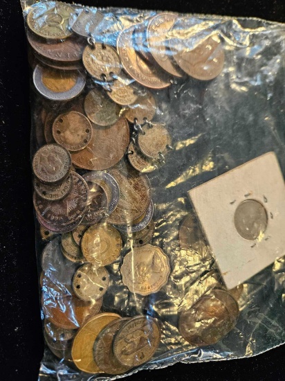 Lot of foreign coins