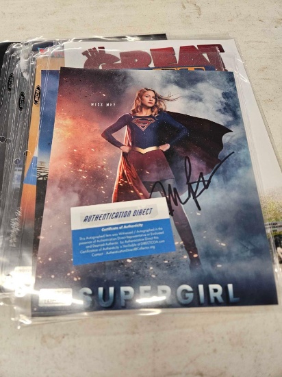 8 x 10 signed photos, movies