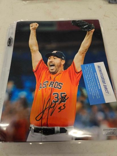 8 x 10 signed photos, baseball and others