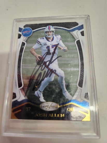 Allen signed card