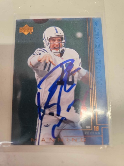 Manning signed card