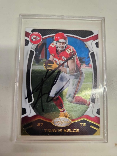 Kelce signed card