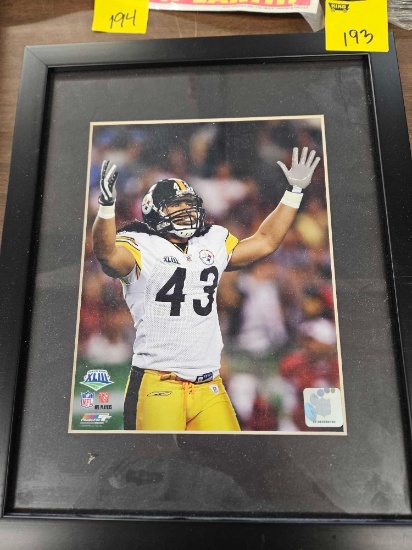 Troy Polamalu framed photo