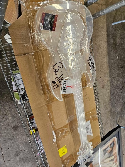 Bernie Kosar Cleveland rocks signed guitar, cert