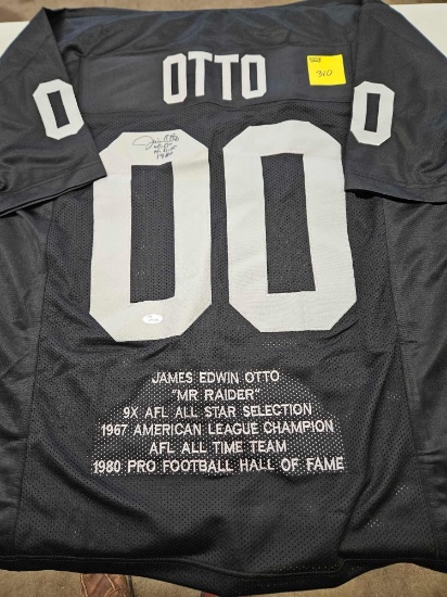 Otto signed jersey, cert