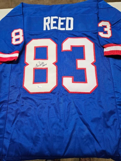 Reed signed jersey, cert