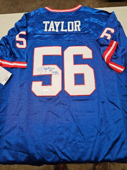 Taylor signed jersey, cert