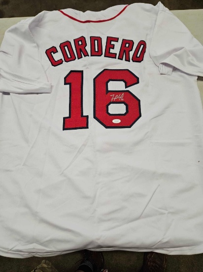 Cordero signed jersey, cert