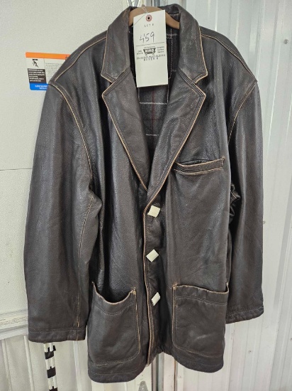 The Territory Ahead leather coat, 2xl