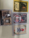 4 assorted sports cards