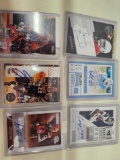 6 assorted sports cards
